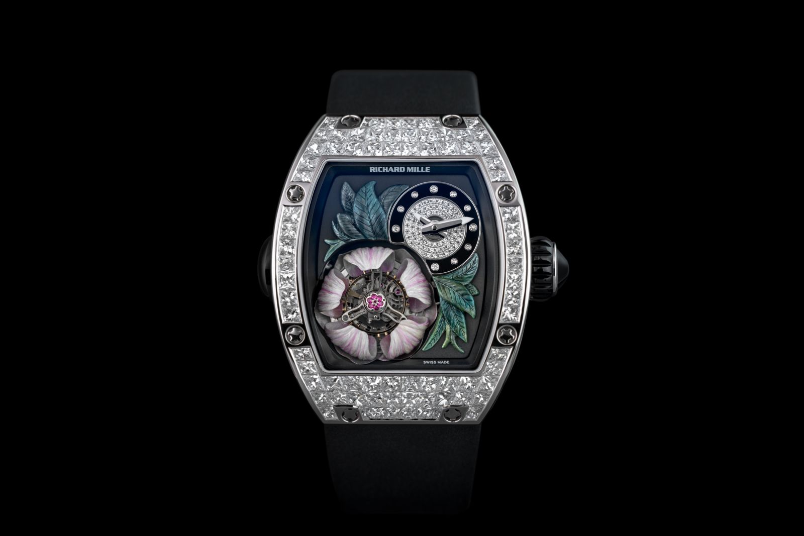 RM 19-02 White Gold Baguette Set Fleur